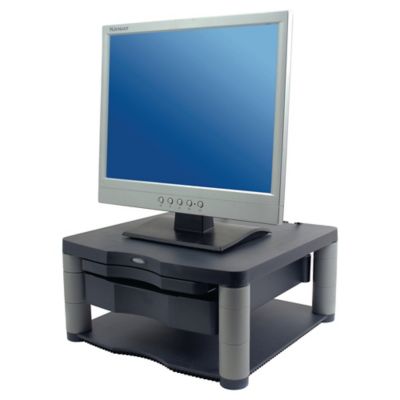 Monitor Ständer Fellowes Plus, Kunststoff, grau