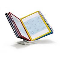 Durable VARIO Pro Table Display Panel System - A4 - 10 Assorted Colours