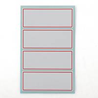 PK10 GOODLABEL 2001 LABELS 33X87MM RED