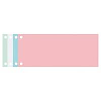 EXACOMPTA ASSORTED COLOUR 240 X 105MM HORIZONTAL CARD DIVIDERS - PACK OF 100