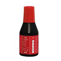 KORES 71028 STAMP PAD INK 27ML RED