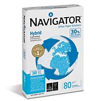 NAVIGATOR HYBRID PAPER A4 80 G - BOX OF 5 REAMS (2500 SHEETS)