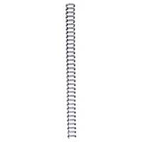 Pavo Black A4 Metal Wire Combs 6.4mm Diameter - Pack of 100