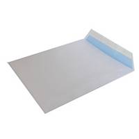 Bolsa folio prolongado banda adhesiva - 260 x 360 mm - blanco - Caja de 250