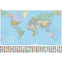 Cartina politica del mondo in scala 1:30 000 000, 139x99 cm