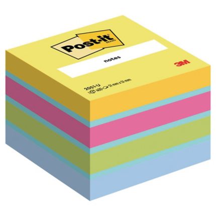 Note Repositionnables mini cube 2051-U, 51 x 51 mm 400 Feuilles Ultra color  POST-IT - La Poste