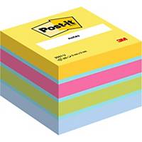 Minicubo de 400 notas adhesivas Post-it color neón surtido Dimensiones: 51X51mm