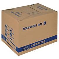 Boîte de déménagement TidyPac® L, carton double cannelure, 500 x 35 x 350 mm