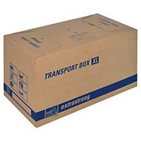 Přenosná krabice tidyPac®, 680 x 350 x 355 mm, hnědá
