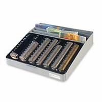 Rieffel Moneta Mobile CH cash register insert, silver-grey