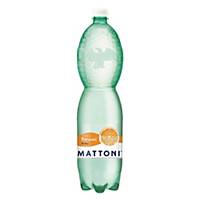 Ochucená minerální voda Mattoni, perlivá, pomeranč, 1,5 l, balení 6 kusů