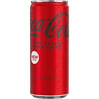 Coca Cola Zéro 33 cl, paquet de 24 canettes