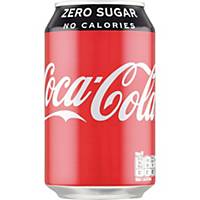 Sodavand Coca-Cola Zero, 330 ml, pakke a 24 stk