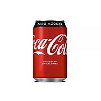 Pack de 24 latas de Coca-Cola Zero - 33 cl