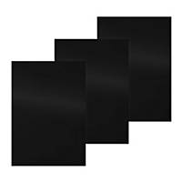 Pavo PP covers A4 400 mic black - pack of 100
