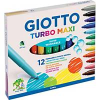 Caixa de 24 marcadores turbo maxi cores sortidas