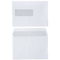 FSC envelopes 156x220mm peel and seal window left 80g - box of 500