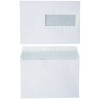 FSC envelopes 156x220mm peel and seal window right 80g - box of 500
