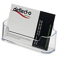 Deflecto visitekaarthouder, A8, 1 vak voor 50 kaartjes, transparant