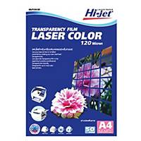 HIJET Hlf124-50 Transparency Film Laser 120 M A4 Box Of 50