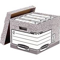 Opbevaringskasse Bankers Box System, standard, pakke a 10 stk.