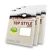 Top Style Linen papír stukturált felülettel, A4, 100 g/m², fehér