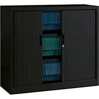 Ariv cupboard 2 shelves 120x105x43 cm black
