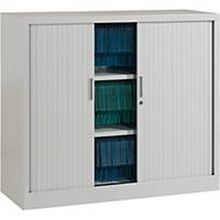 Ariv cupboard 2 shelves 120x105x43 cm aluminium