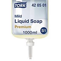 Tork mild liquid Soap, for S1/S11 dispenser systems, freshly scented
