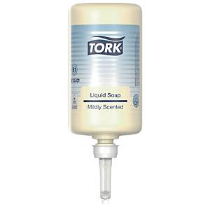Såpe Tork S1 Premium, mild, 1 liter, kartong à 6 stk.