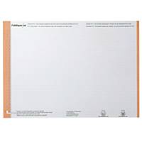 Elba Suspension File Inserts Vertical A4 Orange 10 Sheets (27 labels per sheet)