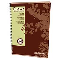 CLAIREFONTAINE FOREVER RECYCLED NOTEBOOK A4 SQUARED 5X5 90 SHEETS
