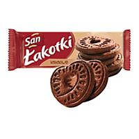 Ciastka SAN ŁAKOTKI kakaowe, 168 g