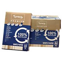 Lyreco Premium Recycled papier A4 80gr - doos van 5 pakken van 500 vellen