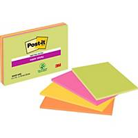 Post-It Super Sticky Meeting Notes 152x101mm - Pack Of 4
