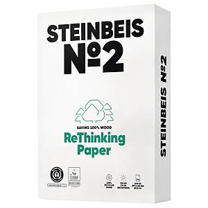 Genbrugspapir Steinbeis No.2 Trend White, A3, pakke a 500 stk.