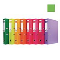 Bantex PVC Lever Arch File F4 3 Inches Lime