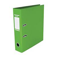 Bantex PVC Lever Arch File A4 3 inch Lime Green
