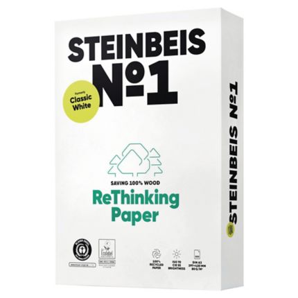 Papier recyclé blanc A3 Steinbeis N°1 ClassicWhite - 80 g