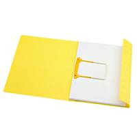 Chemise à clip Jalema Secolor, A4, carton 270 g, jaune, la chemise