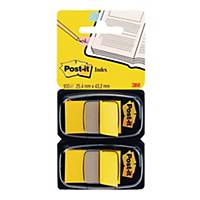 Zakładki indeksujące Post-it® żółte, w opakowaniu 100 zakładek