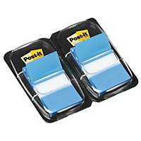 Post-it index 25x44 mm blue - pack of 2
