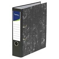 Lyreco Budget Lever Arch File A4+ 75mm Slotted Black Cloud