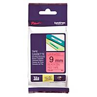 BROTHER TZ421 TAPE 9MM BLK/RED