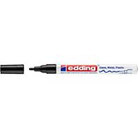 Edding® 751 paint marker, bullet tip, 1-2 mm, black, per piece