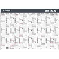 Kalender Mayland 0633 00, 1 x 13 måneder, 2023, A3, grå