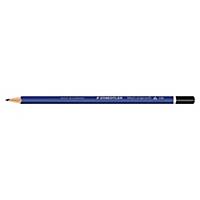 Staedtler Bleistift 150 Mars, Härtegrad: HB, blau lackierter Schaft, 12 Stück