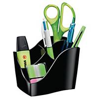 Cep Isis Greenspirit recycled pen pot 4 compartments graphite