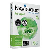 Navigator Ecological ecologisch wit A3 papier, 75 g, per doos van 5 x 500 vellen