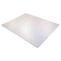 Bodenschutzmatte Cleartex,PC,für mittel- bis hochflorige Teppichböden,119x89 cm
